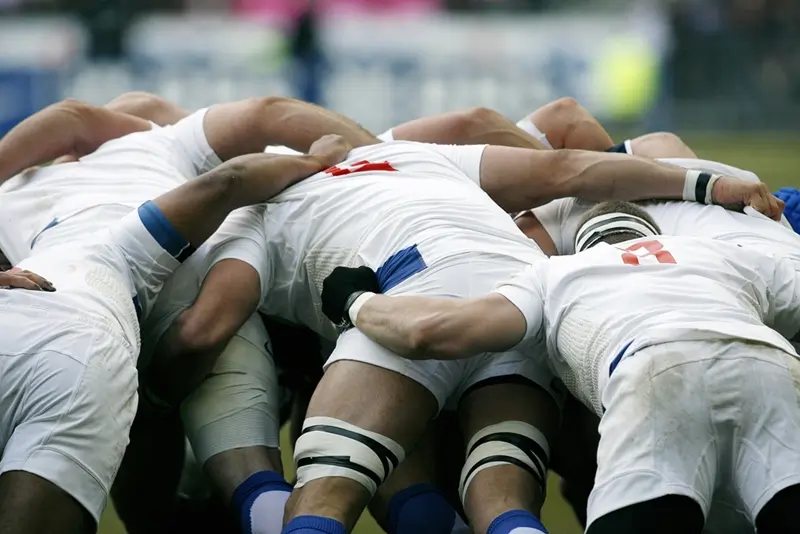 There are plenty of ways you can get a broken tooth from in a scrum. 