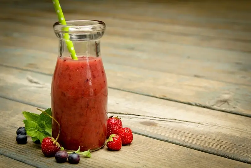 Swap your straw for a spoon if you want to enjoy a smoothie after your wisdom tooth removal. 