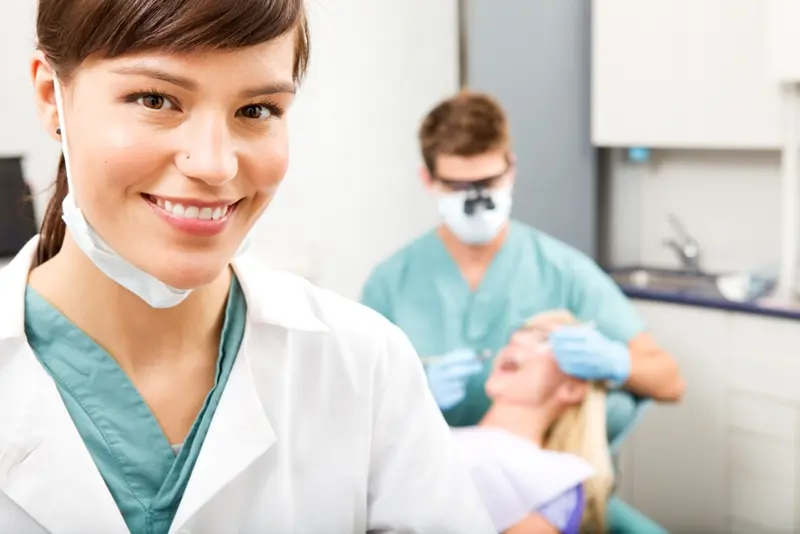 Dental hygienists can assist dentists in their appointments.